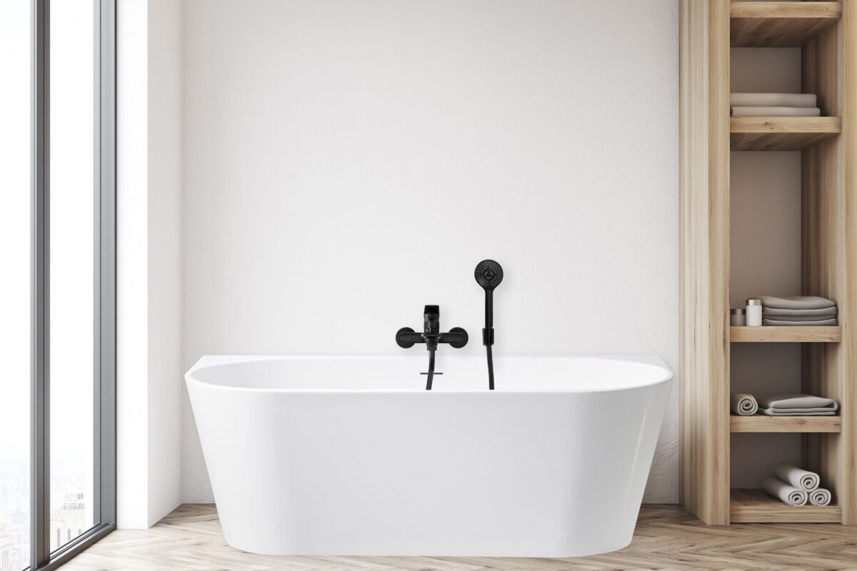 Cada din acril freestanding OLIMPIA 170cm - imagine 4