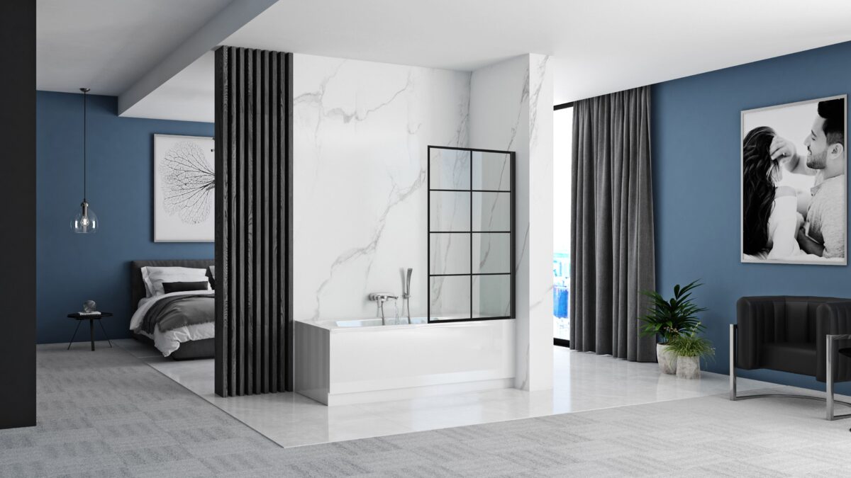 Paravan pentru cada Rea LagPERS-1 Fix 80 Negru Black - imagine 3