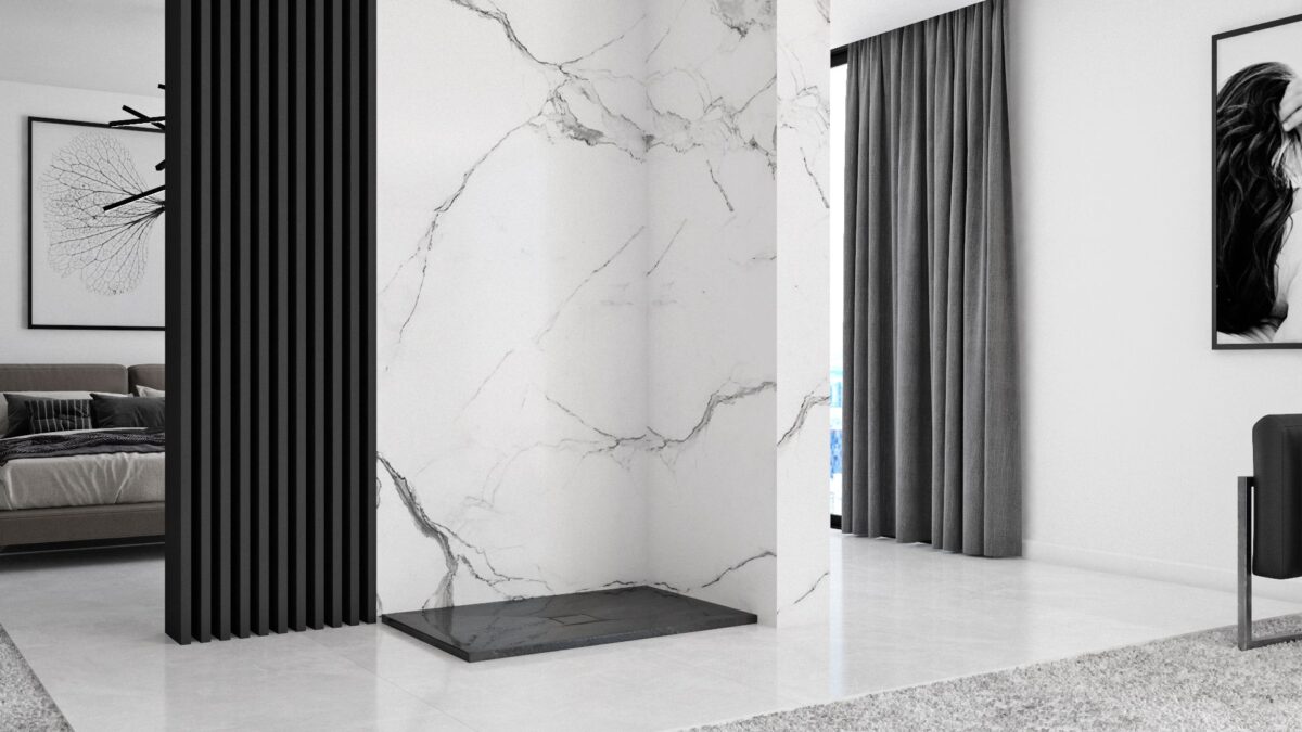Cadita de dus Rea Stone din piatra 90 x 120 - imagine 2