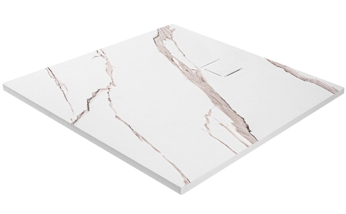 Cada de duș Magnum CARRARA WHITE 90x90 - imagine 3