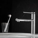 Baterie pentru lavoar REA OVAL CHROM low