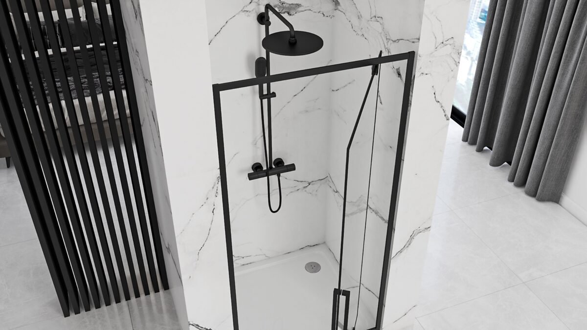 Usa pentru dus rabatabila Rapid Swing 100 - imagine 4