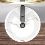 Lavoar freestanding de sine stătător Blanka Marble Marmura - imagine 8