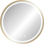 Oglindă LED 60cm MMJ BRUSH GOLD - imagine 8