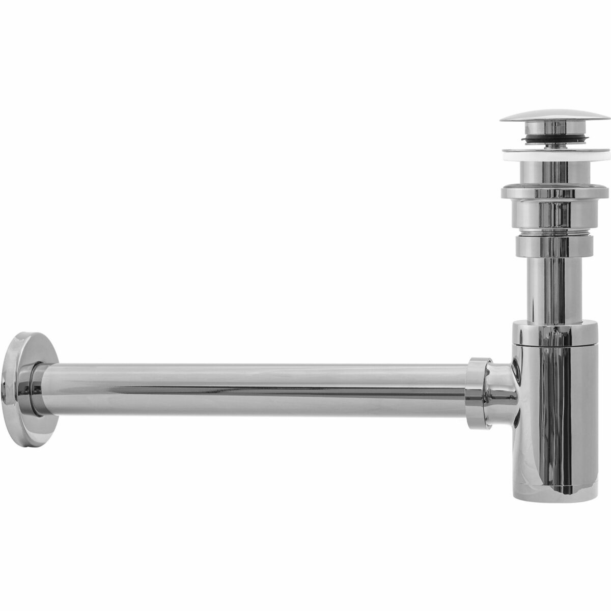 Sifon pentru lavoar Klik-Klak universal Crom - imagine 1