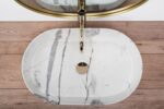 Lavoar pe blat Rea Nadia 60 Sand - imagine 4