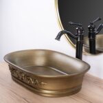Lavoar pe blat REA WILMA RUSTIC - imagine 2