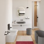 Lavoar pentru blat  IRIS 71 CM GREY MATT - imagine 5