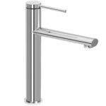 Baterie pentru lavoar REA OVAL CHROM high - imagine 3