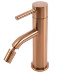 Robinet pentru bideu Rea Lungo Copper Brush - imagine 2