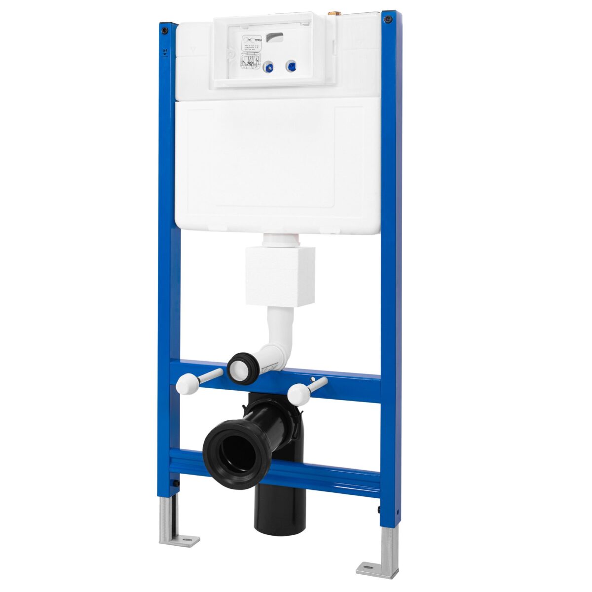 Cadru Set incastrat pentru vase WC cu buton H Chrome - imagine 4