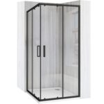 Cabina de dus Rea City 80x80 cm Black