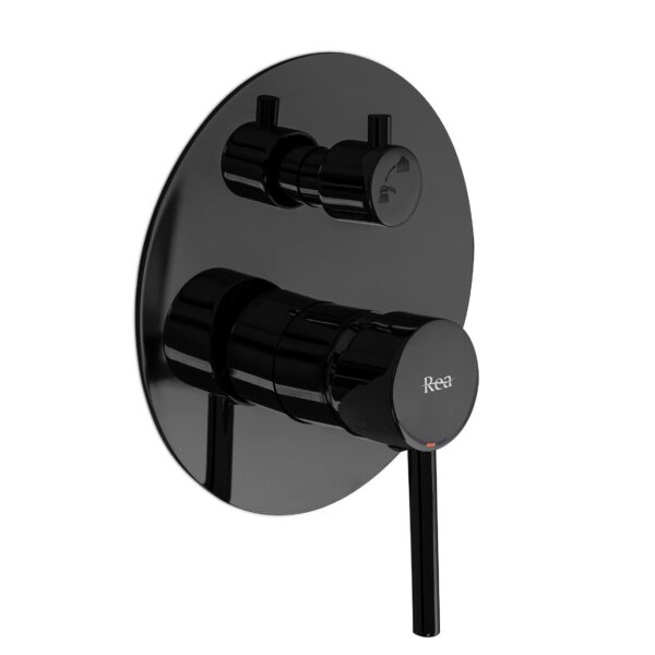 Set de dus Incastrat REA Lungo Black Metallic + BOX