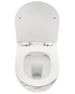 Vas WC suspendat Rea Carlos Slim Lava Shiny - imagine 3