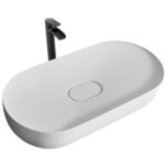 Lavoar pentru blat  IRIS 71 CM White - imagine 7