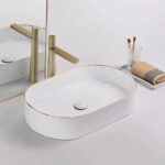 Lavoar pe blat Rea Nadia White Gold Edge - imagine 5