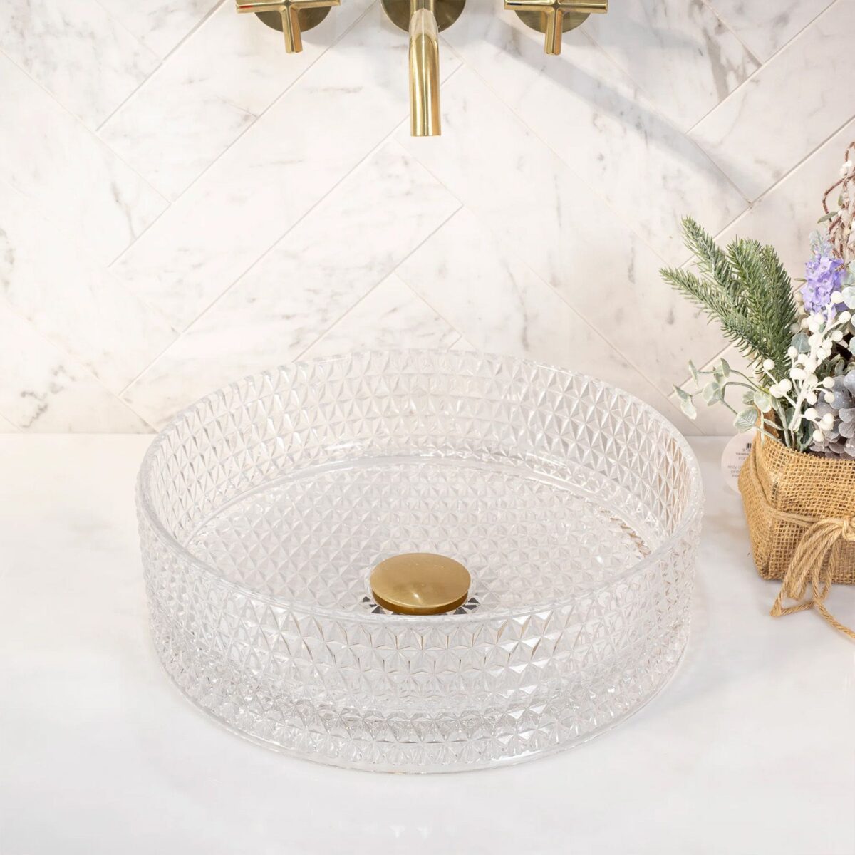 Lavoar pe blat Rea Cristal Transparent - imagine 5