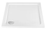 Cada pentru dus din acril Rea Savoy alb  90x90 - imagine 2