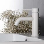 Baterie pentru lavoar Rea Lungo White Low - imagine 5