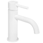 Baterie pentru lavoar Rea Lungo White Low - imagine 2