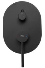 Set de dus incastrat REA OVAL Negru + BOX - imagine 7