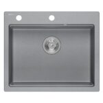 Chiuveta din granit KURT 110 WORKSTATION Grey Metallic - imagine 5