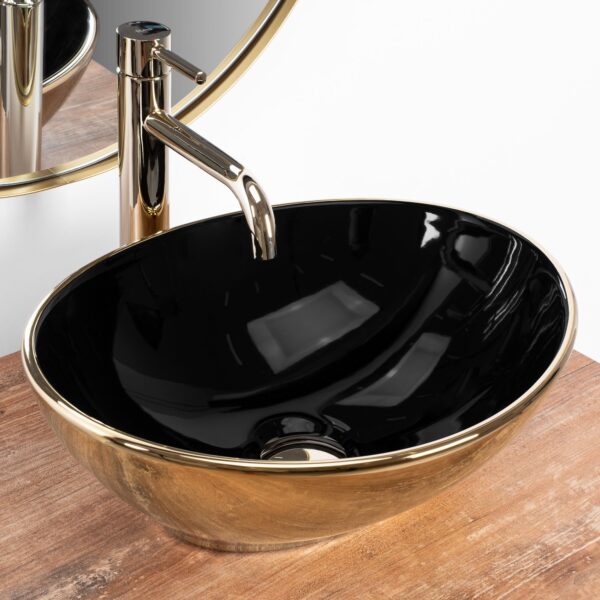 Lavoar pe blat Rea Sofia in Black Gold