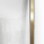 Paravan de dus Rea Aero Ombre Gold Brush/White 110 - imagine 2