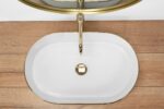 Lavoar pe blat Rea Nadia White Gold Edge - imagine 4