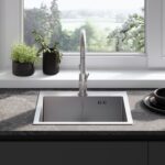 Chiuvetă inox Leo 50 BRUSH NICKEL - imagine 2
