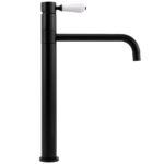 Baterie pentru lavoar Rea Serra BLACK Matt High - imagine 4
