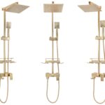 Set dus REA JACK BRUSHED GOLD