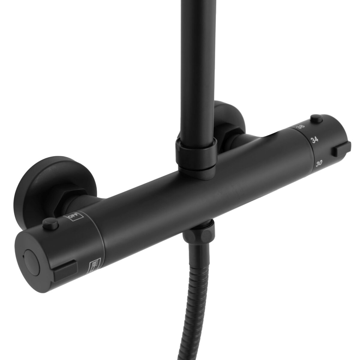 Coloana de dus REA BLISS Negru - imagine 4
