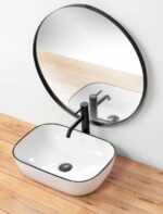 Lavoar pentru blat Rea Marbel - imagine 4