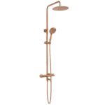 Coloana de dus cu termostat REA Lungo Copper Brush - imagine 3
