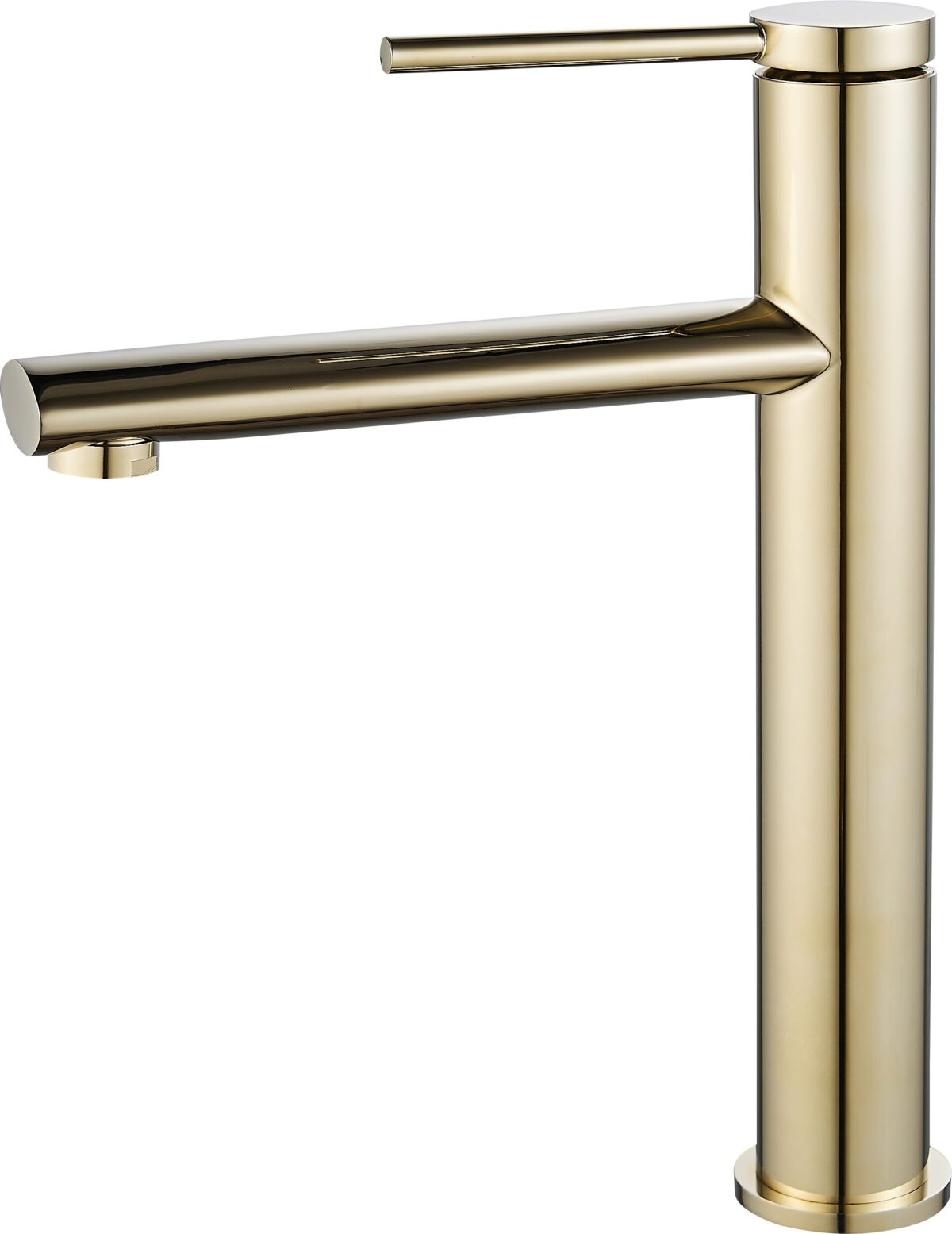 Baterie pentru lavoar REA OVAL GOLD high - imagine 3