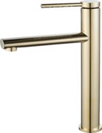 Baterie pentru lavoar REA OVAL GOLD high - imagine 3