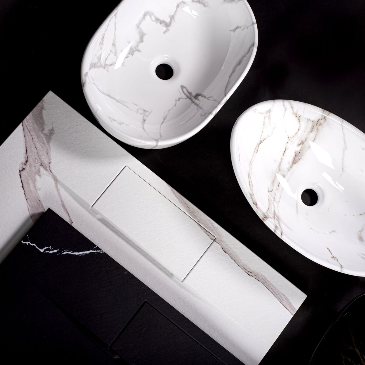 Lavoar de sine stătător Ceramic Rea Anya Lava Matt - imagine 9