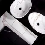 Lavoar de sine stătător Ceramic Rea Anya Lava Matt - imagine 9