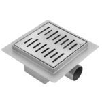 Rigola dus REA LINE 150x150 Nickel Brush - imagine 2