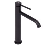 Robinet pentru lavoar Rea  CLIF BLACK MAT HIGH - imagine 2