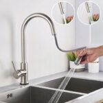 Baterie de bucătărie Rea Fresh Nichel Brush INOX - imagine 2