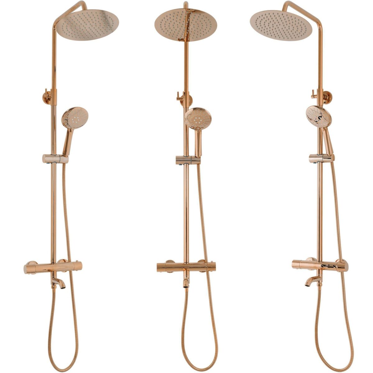 Coloana de dus cu termostat REA Lungo Copper - imagine 3