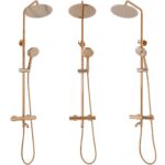 Coloana de dus cu termostat REA Lungo Copper - imagine 3