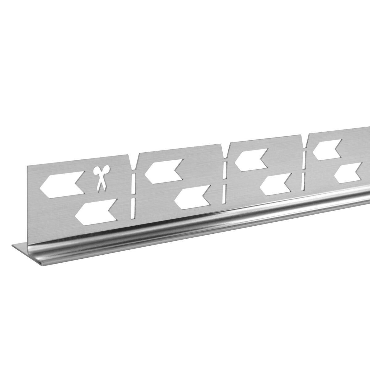 Profil de panta cadita de dus 120cm  Brush nickel - imagine 2
