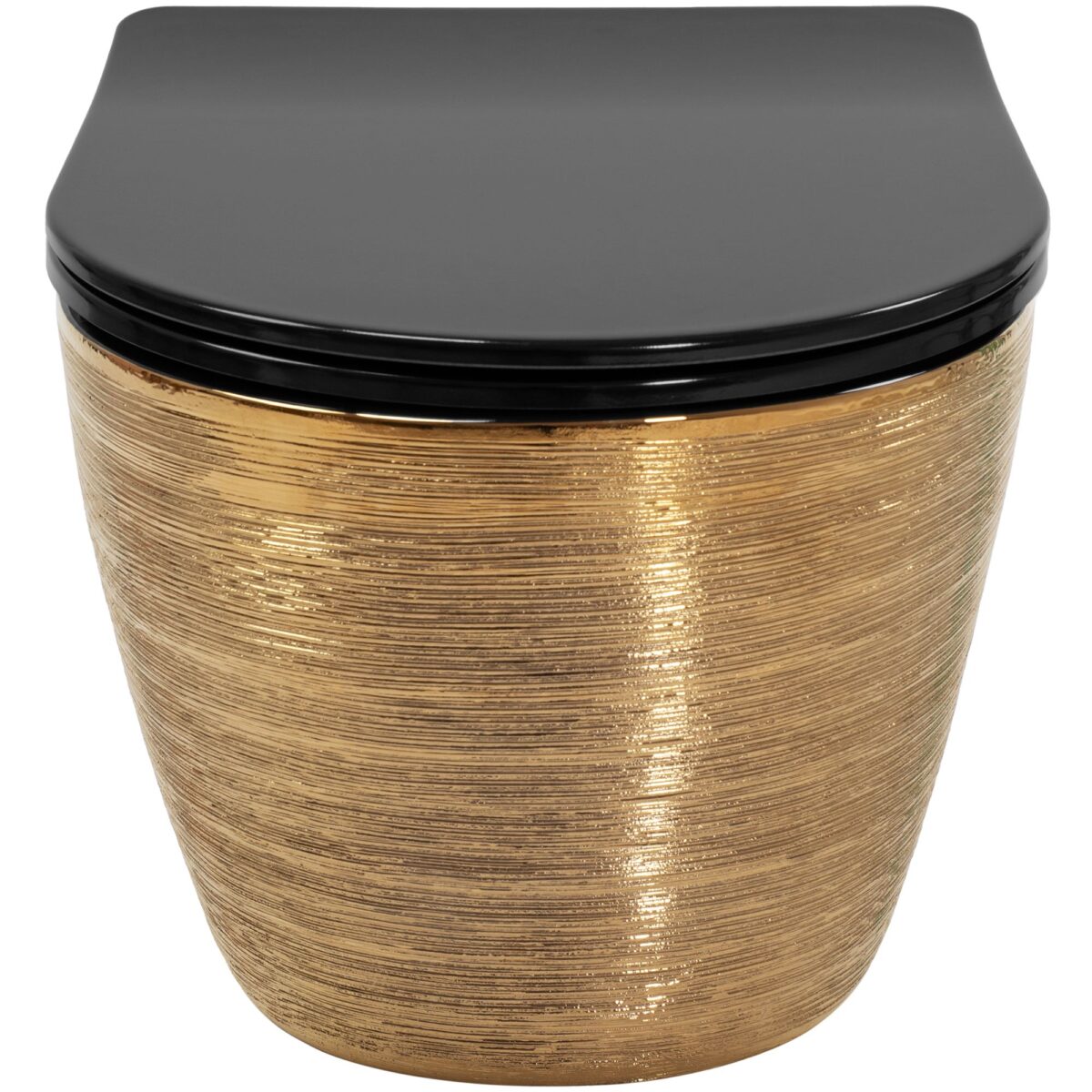 Vas WC Carlo Flat Brush Gold - imagine 1