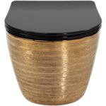 Vas WC Carlo Flat Brush Gold