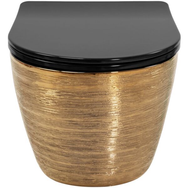 Vas WC Carlo Flat Brush Gold