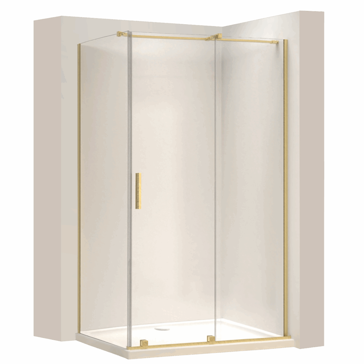 Cabina dus REA Montana Gold Brush 110x90 - imagine 1