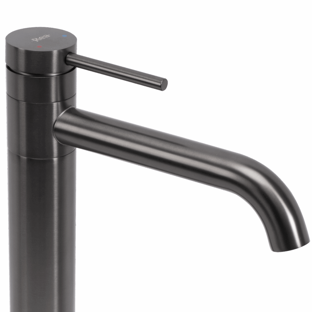 Baterie pentru baie Rea LUNGIS Gun Grey Super High - imagine 2
